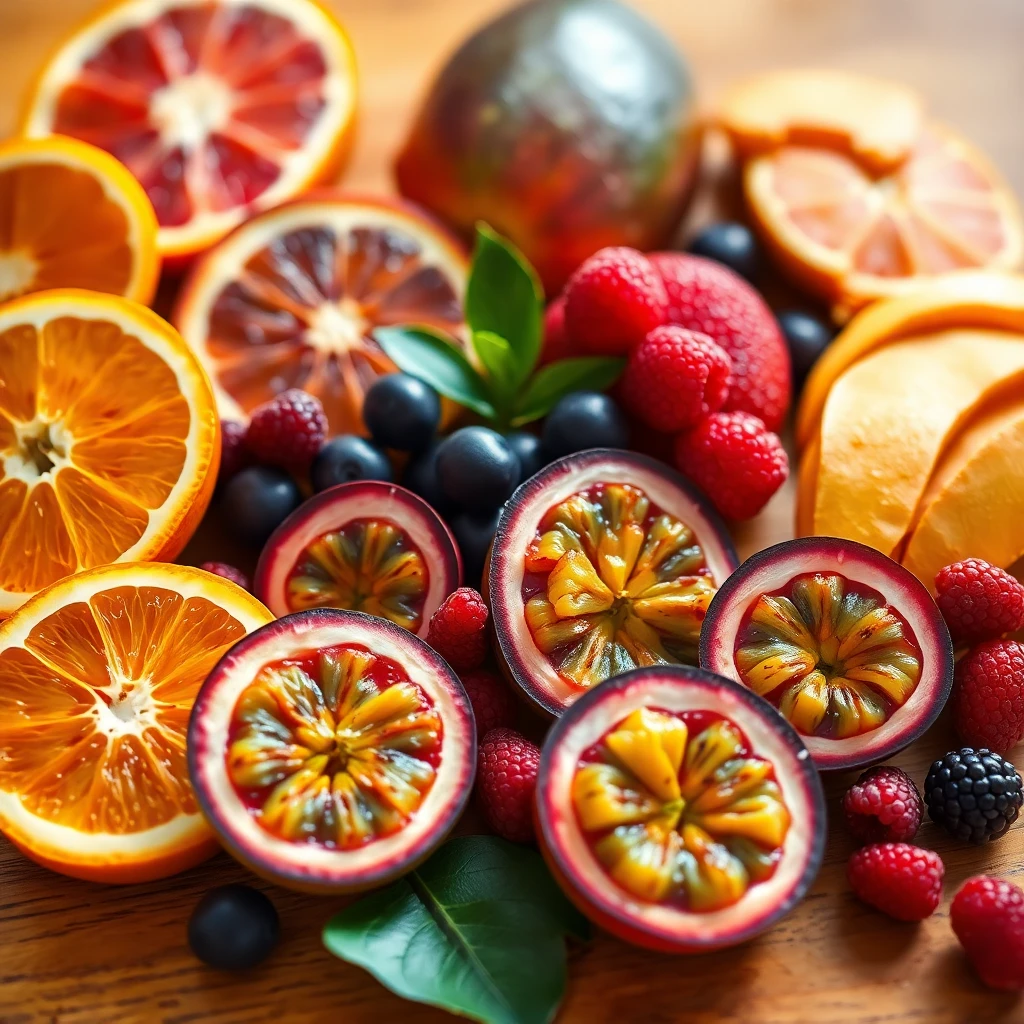 Fresh fruit juices being prepared at Healthy Smoothie